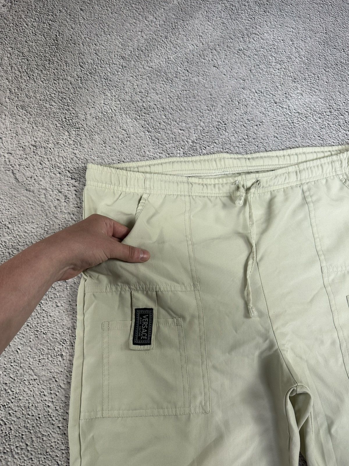 Versace Jeans Couture × Vintage Vintage Versace Jeans Couture Baggy Short Old Money Style Size US 36 / EU 52 - 5 Thumbnail