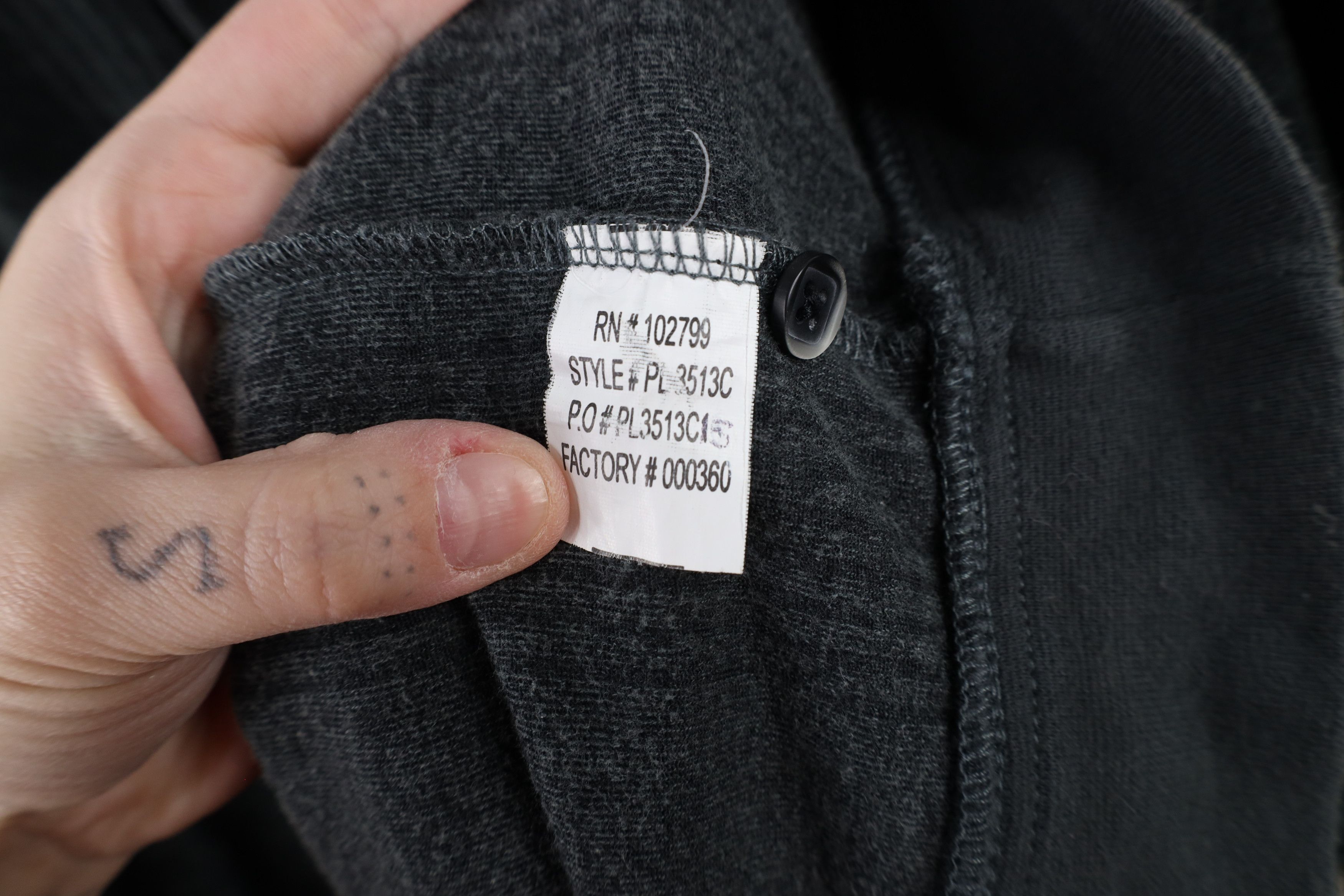 Vintage Vinage 90s Streetwear Velour Pullover Polo Shirt Gray Size US XXL / EU 58 / 5 - 5 Thumbnail