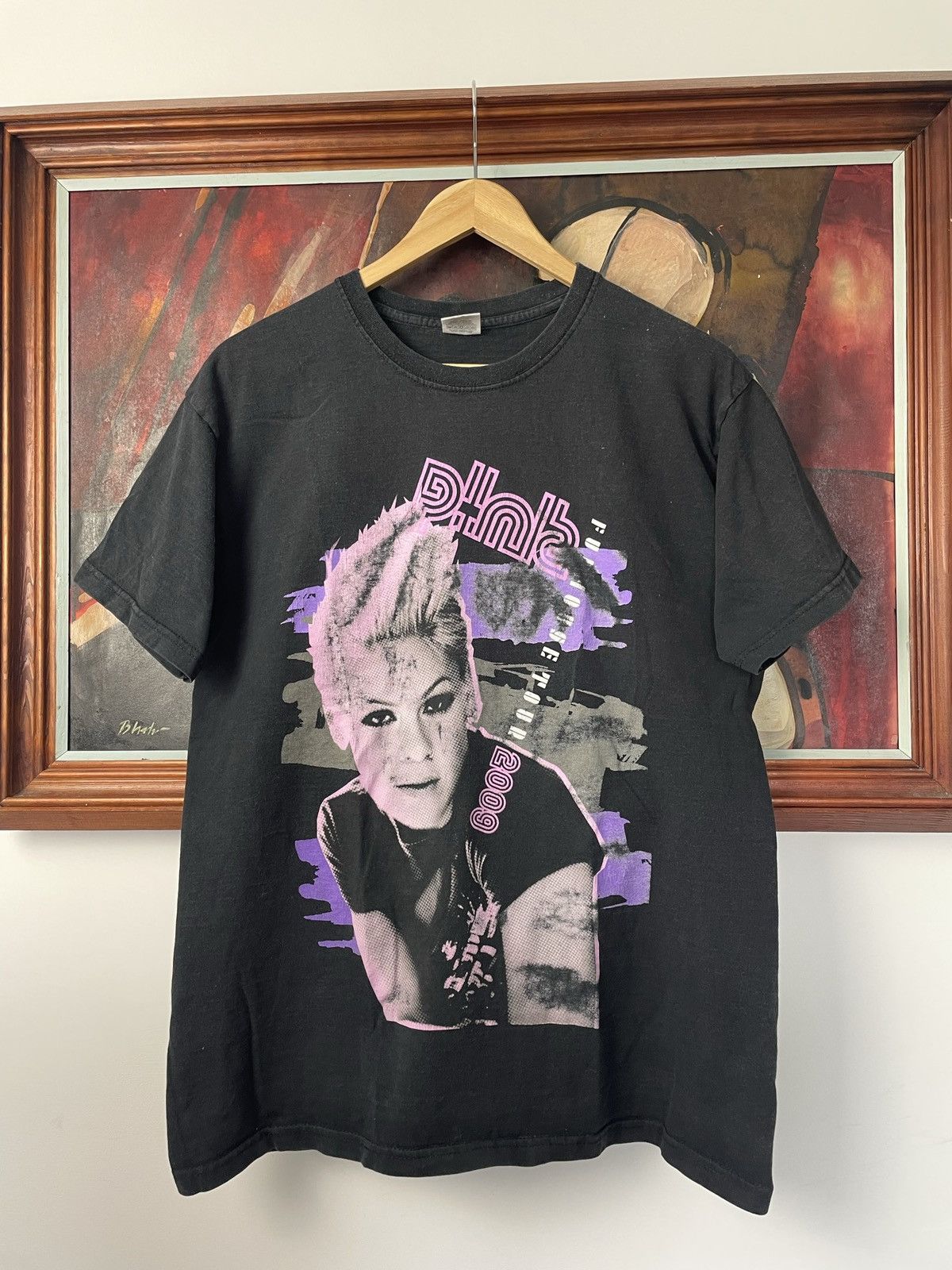 Vintage P!nk Alecia Beth Moore Band Tee 2009 Tour Y2k Hype