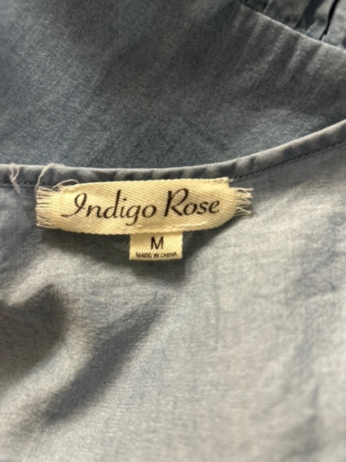 Other Indigo Rose Light Blue Jean Sleeveless Button-Front Dress M Size M / US 6-8 / IT 42-44 - 2 Thumbnail