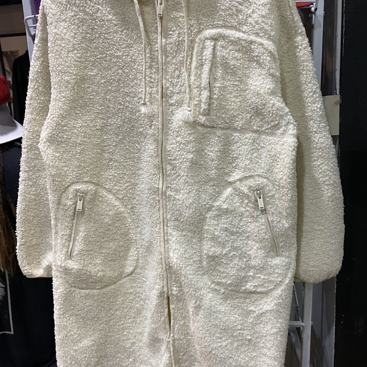 Japanese Brand × Undercover × Uniqlo Gu x Undercover Fleece Long Jacket Hood Size US S / EU 44-46 / 1 - 5 Thumbnail