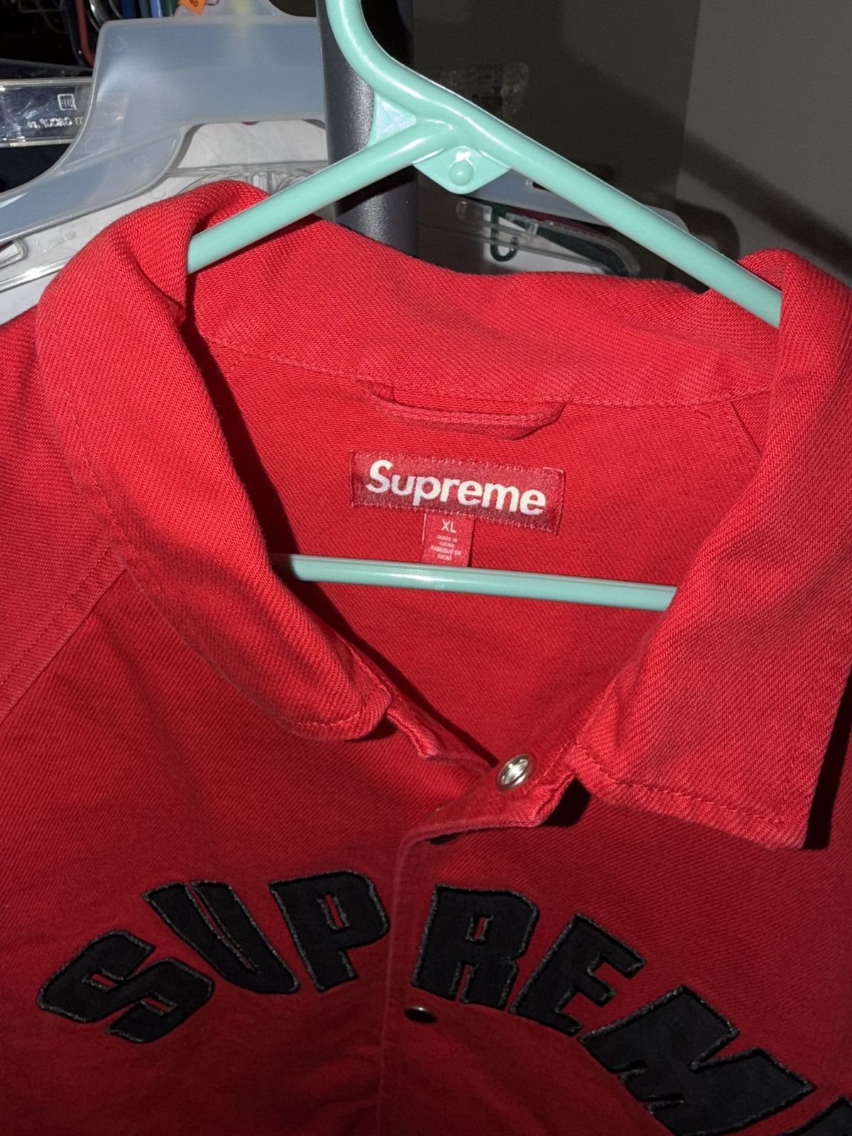 Supreme Supreme Red Coaches Jacket XL TRIED ON Size US XL / EU 56 / 4 - 2 Thumbnail