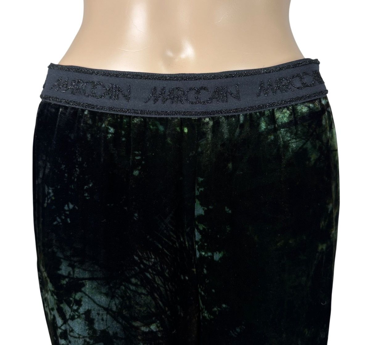Other Marc Cain Printed Velour Trousers Embroidery Viscose-Silk Size 27" / US 4 / IT 40 - 2 Thumbnail
