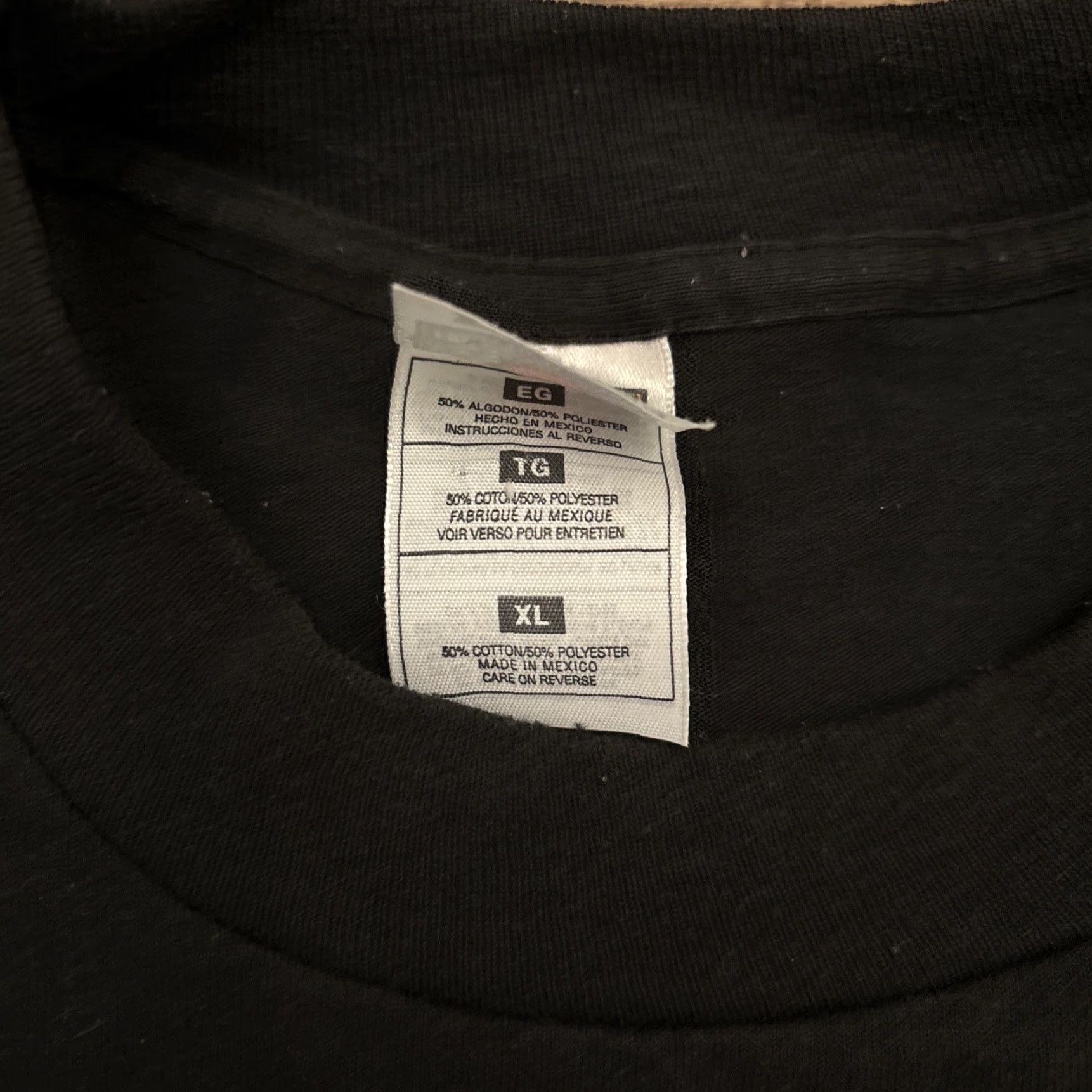 Fruit Of The Loom VINTAGE Bounty Hunter Country Rock Band T-Shirt Black Adult XL Single Stitch Mens Size US XL / EU 56 / 4 - 3 Thumbnail
