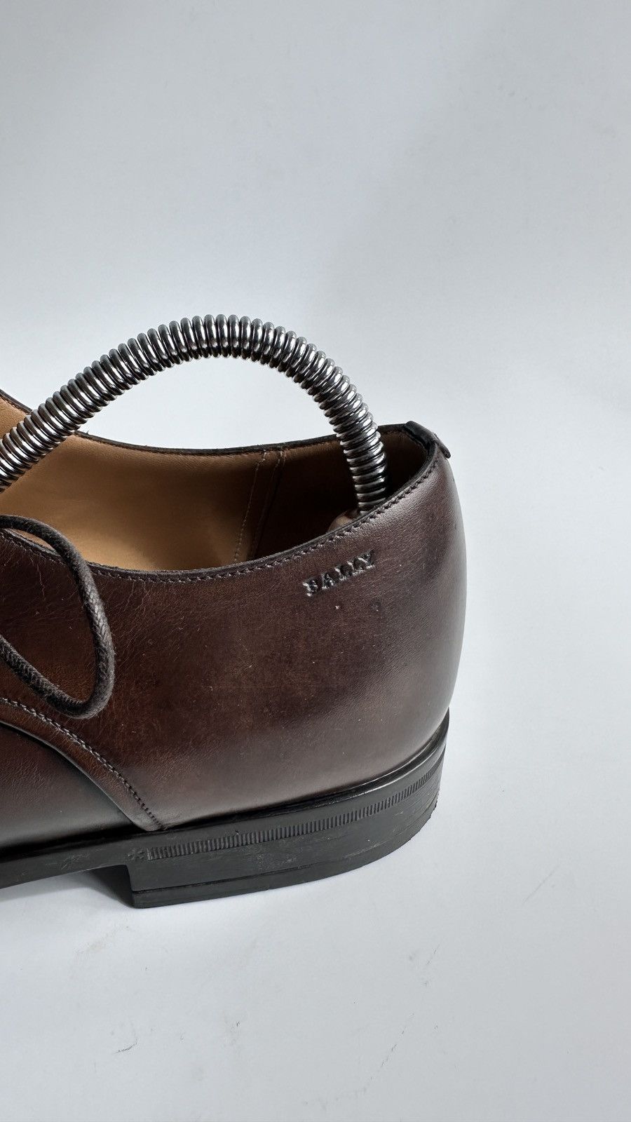 Bally Bally Switzerland Lampy Brown Leather Derby Shoes US 7.5 EEE Size US 7.5 / EU 40-41 - 13 Thumbnail