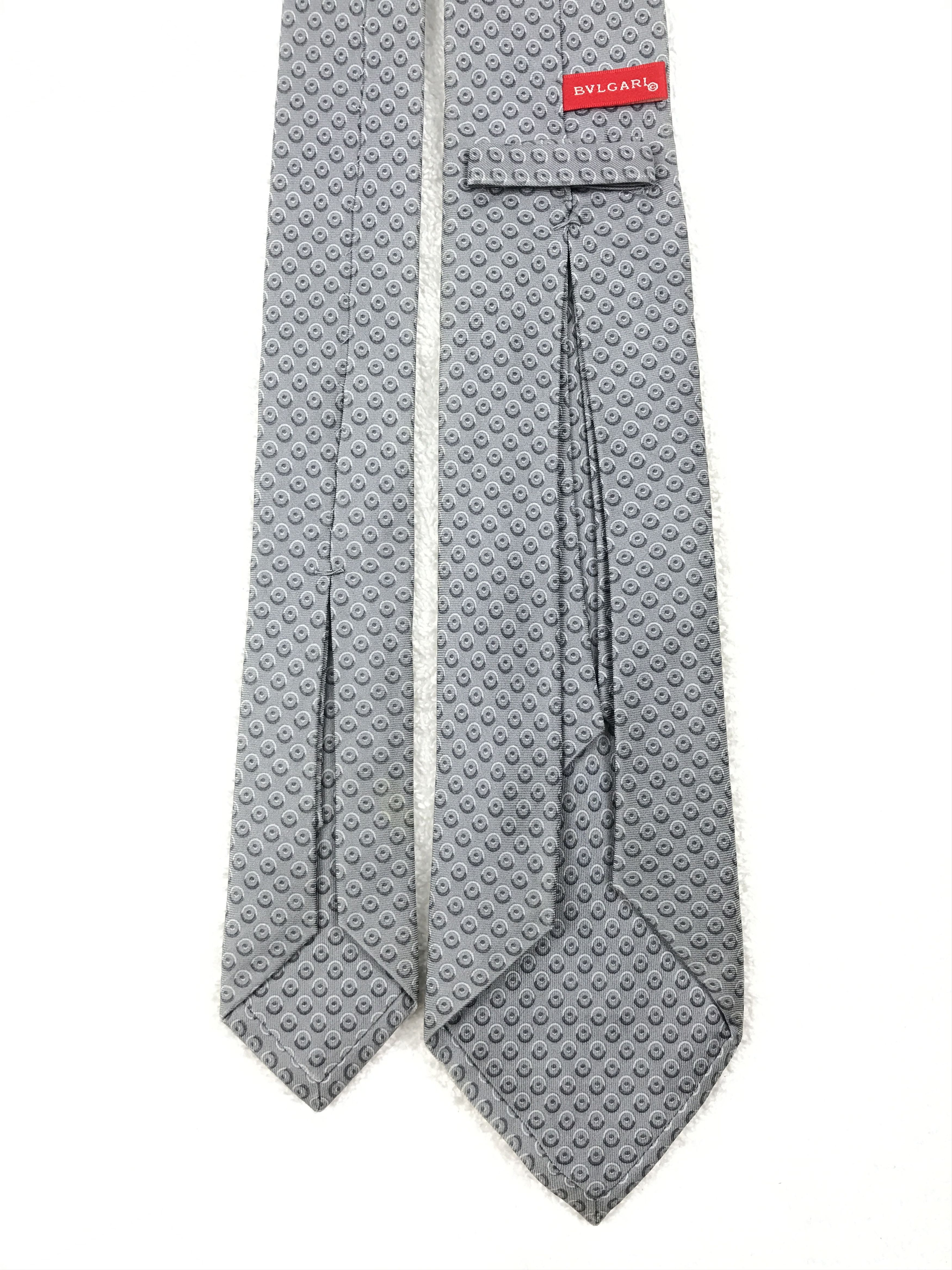 Bvlgari Vintage Bvlgari Silk Necktie Size ONE SIZE - 4 Thumbnail