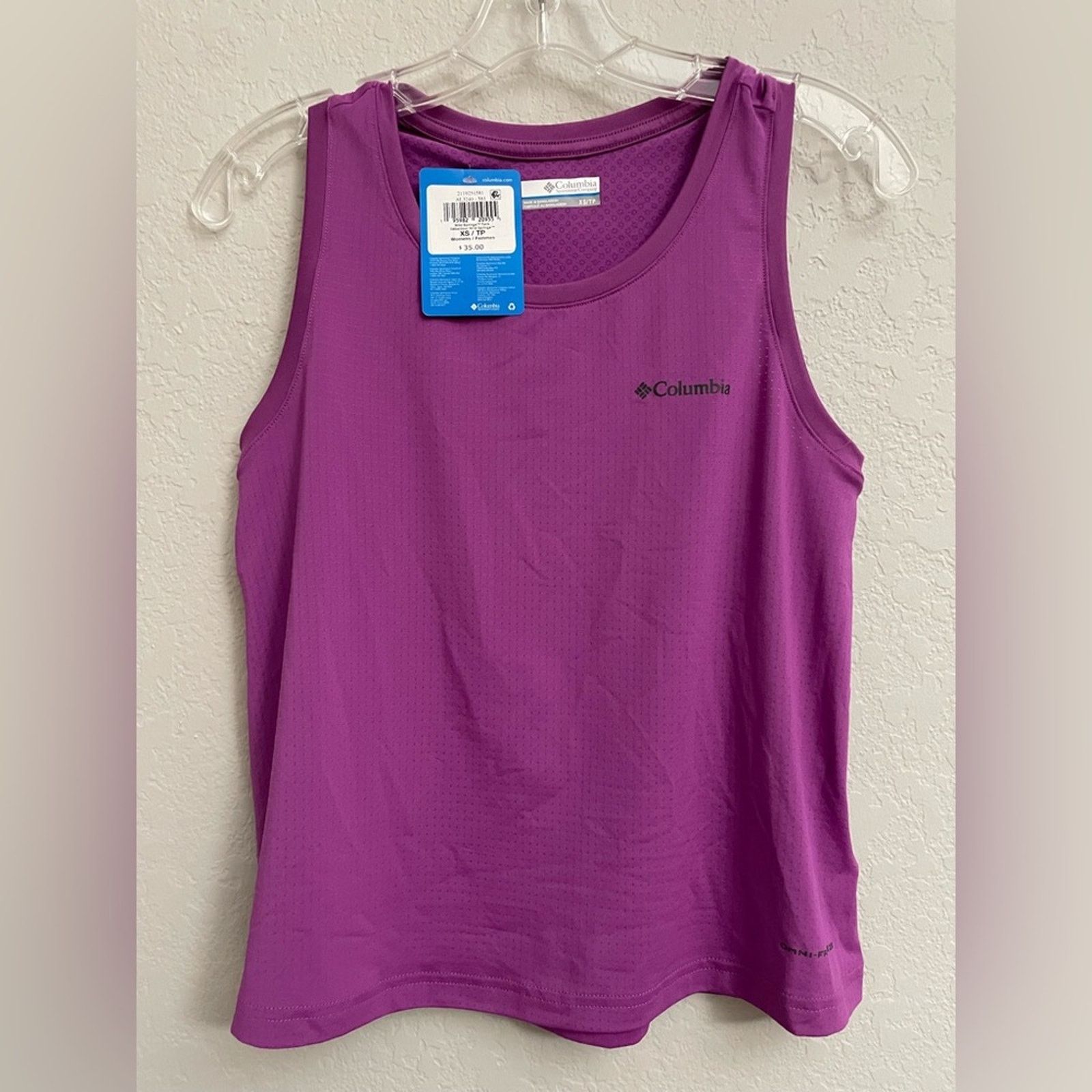 Columbia Columbia Wild Springs Tank Razzle Women’s Size XS Size XS / US 0-2 / IT 36-38 - 1 Thumbnail