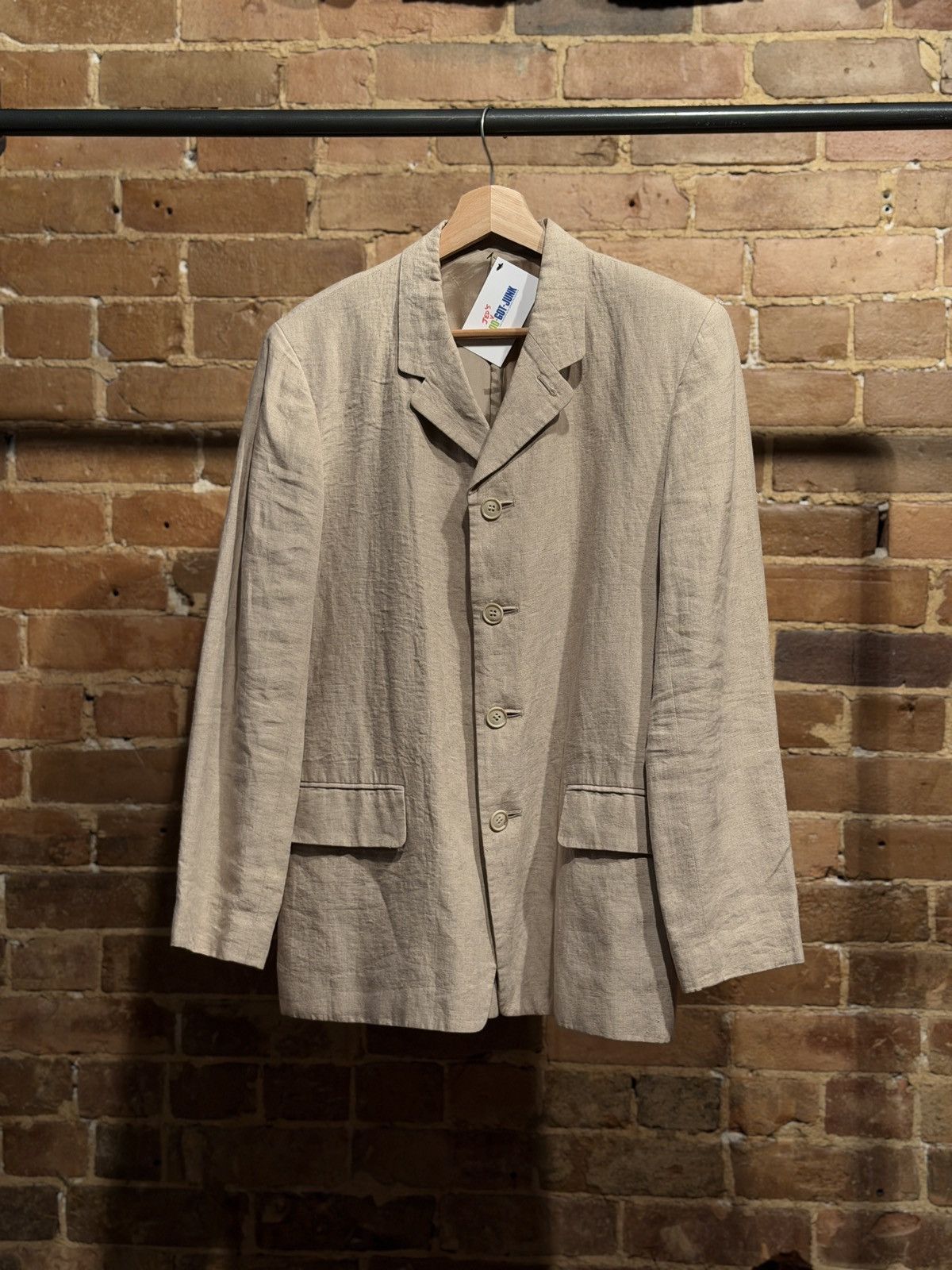 Y's Vintage Y’s Bis Linen Blazer Size US S / EU 44-46 / 1 - 1 Thumbnail