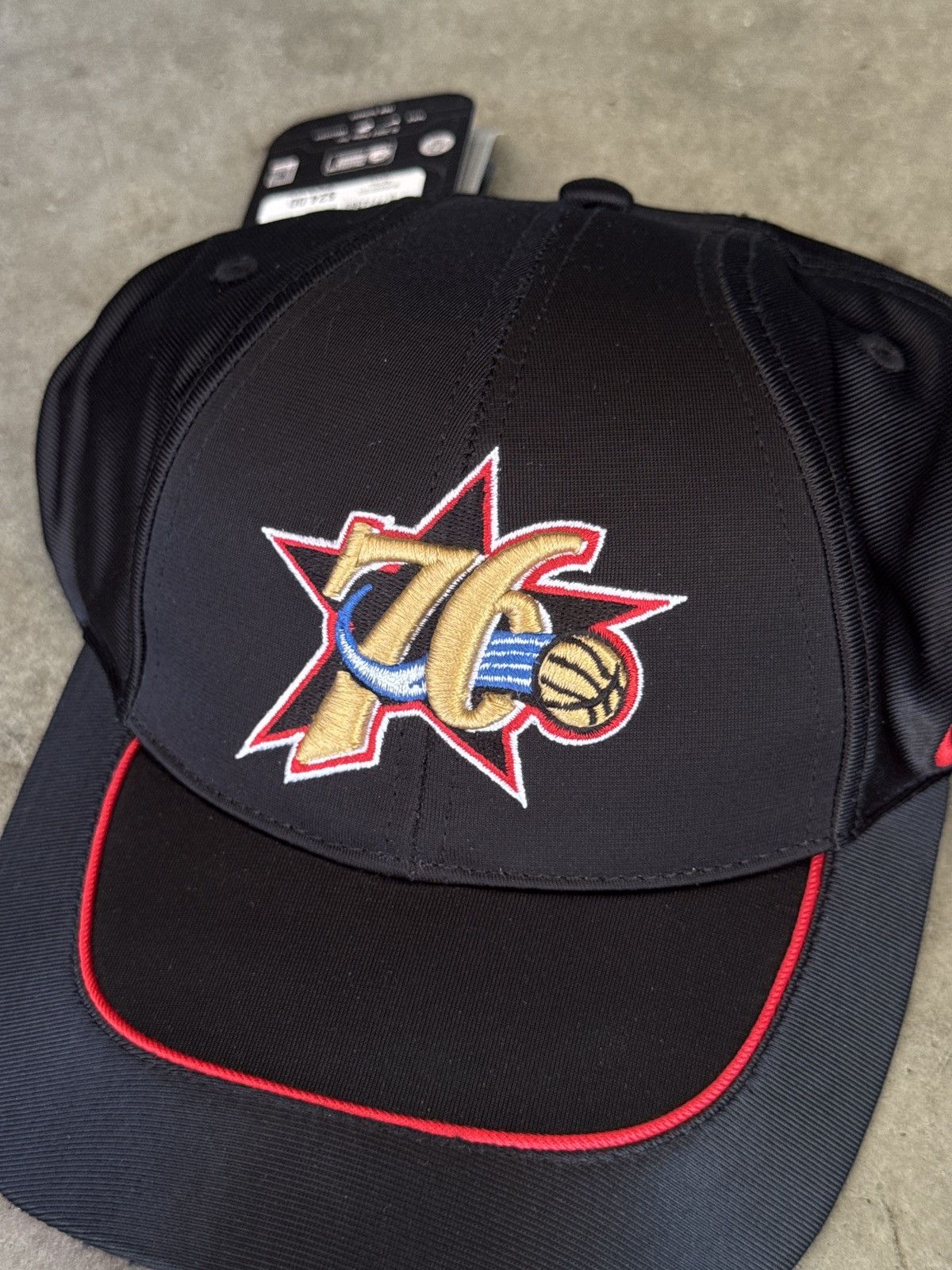 Nike DS 2003 Nike Philadelphia 76ers NBA Draft Fitted Hat Size ONE SIZE - 3 Thumbnail