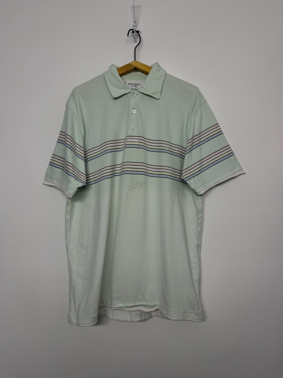 Yves Saint Laurent Vintage Luxury Yves Saint Laurent YSL Polo Shirt vintage Size US L / EU 52-54 / 3 - 5 Thumbnail