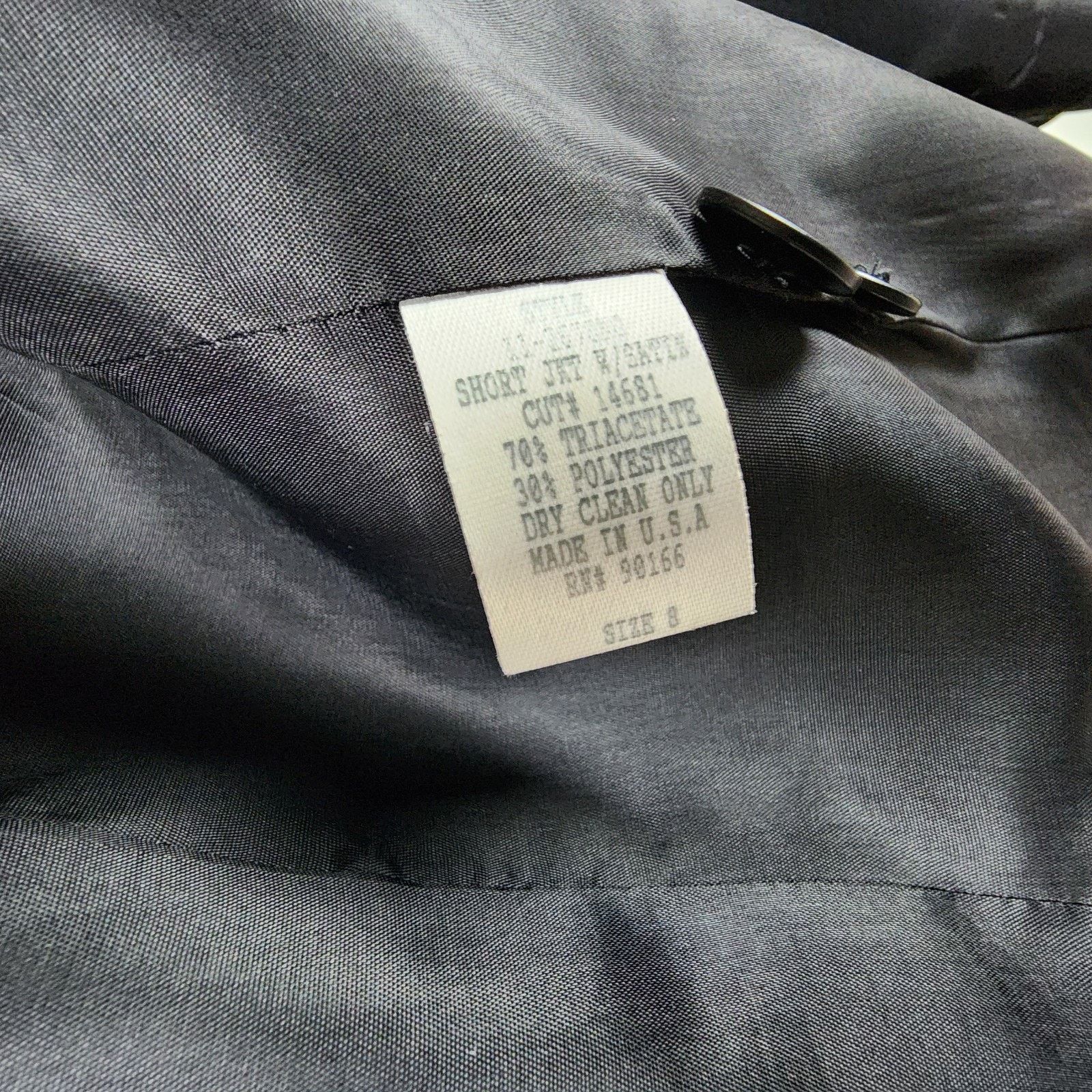 Other Garfield & Marx Buttoned Jacket Women's Sz 8 Black Corduroy Size M / US 6-8 / IT 42-44 - 11 Thumbnail