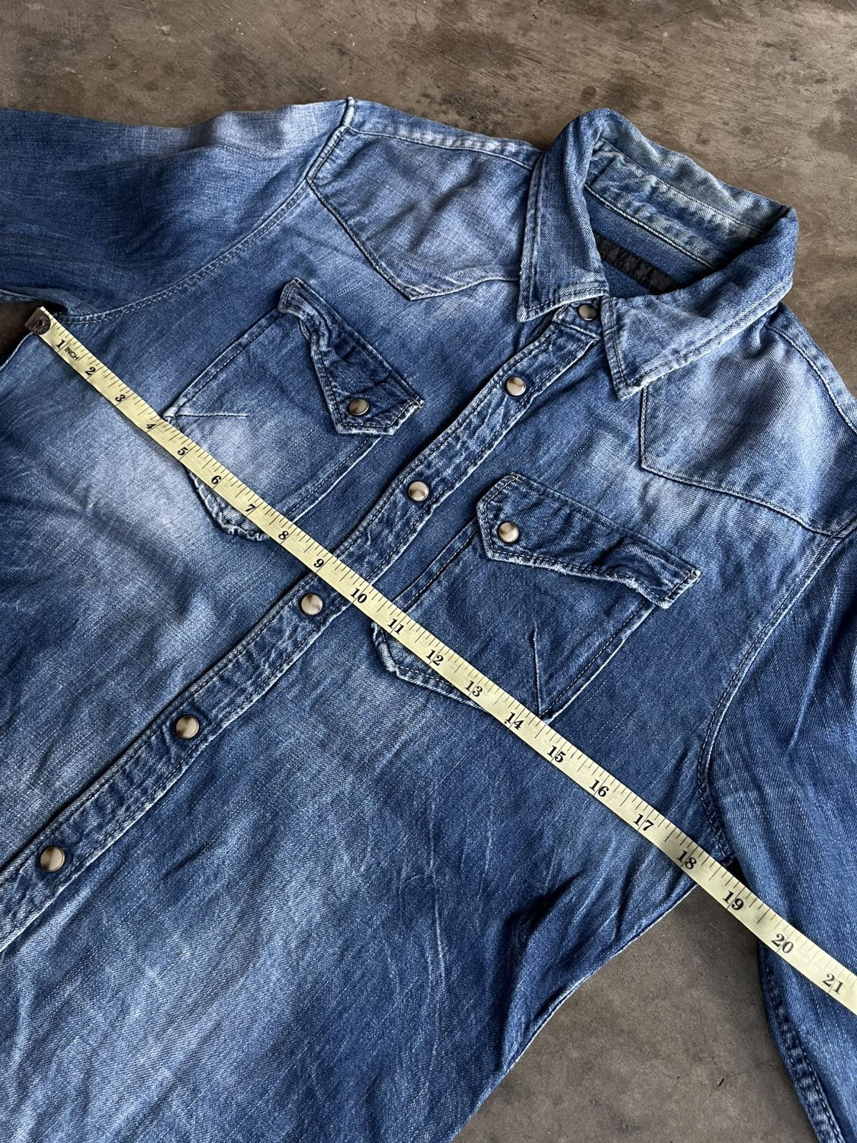 GOSTAR DE FUGA 2000s FUGA JAPANESE DENIM SHIRTS VKEI SEDITIONARIES GOTHIC Size US M / EU 48-50 / 2 - 10 Thumbnail