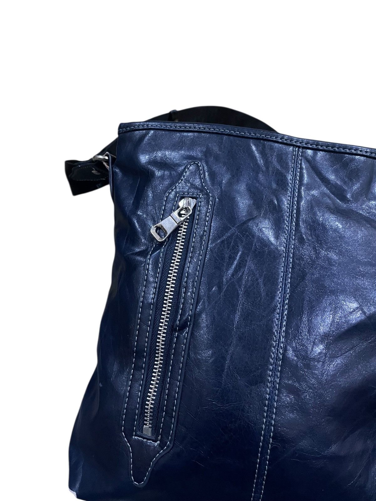 Issey Miyake SACS for TETE HOMME by ISSEY MIYAKE LEATHER CROSS BODY BAG Size ONE SIZE - 2 Thumbnail
