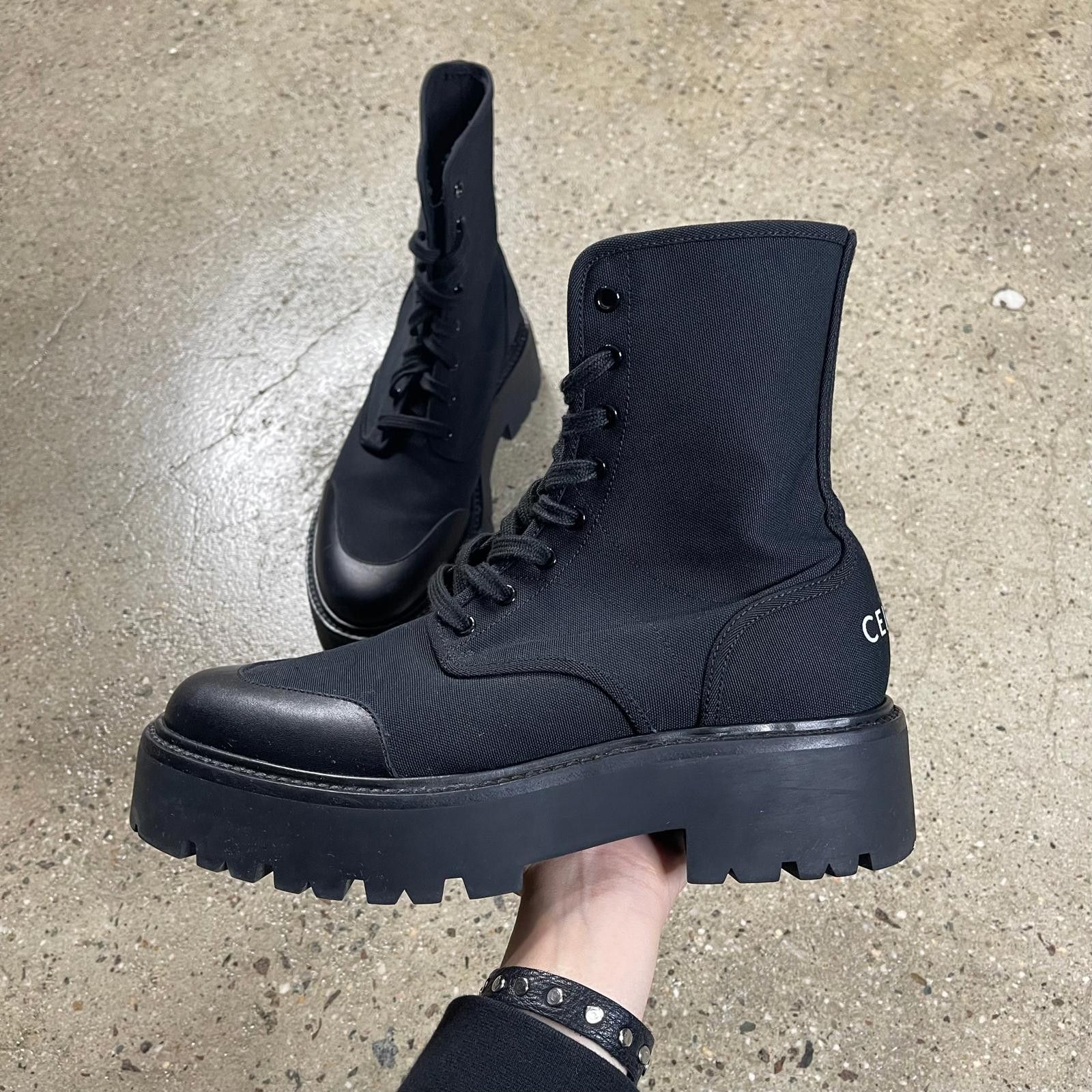 Celine Celine Combat Boots Size US 9 / EU 42 - 2 Thumbnail