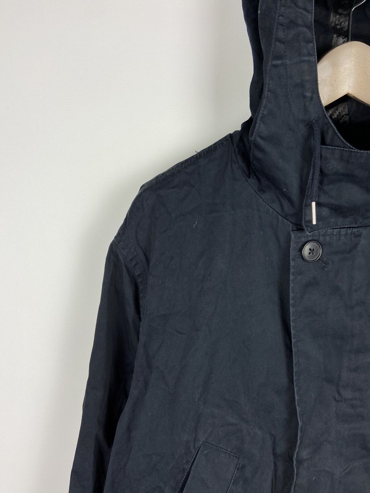 A.P.C. × Designer A.P.C. Navy Dark/Blue Faded Hooded Cliff Parka Mens Jacket Size US XXL / EU 58 / 5 - 4 Thumbnail