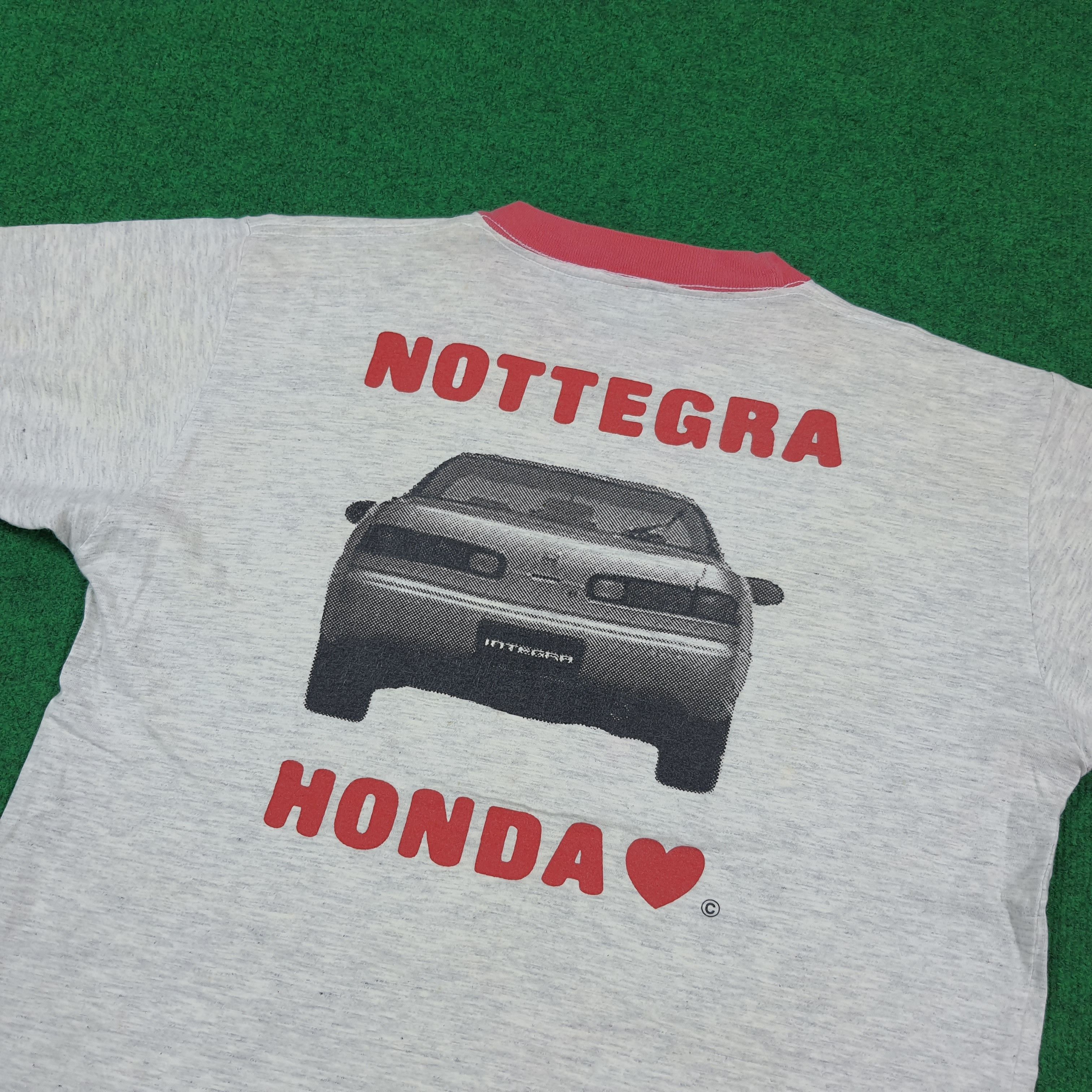 Honda Vintage Integra Nottegra Honda Ringer Tshirt C299N30 Size US L / EU 52-54 / 3 - 5 Thumbnail