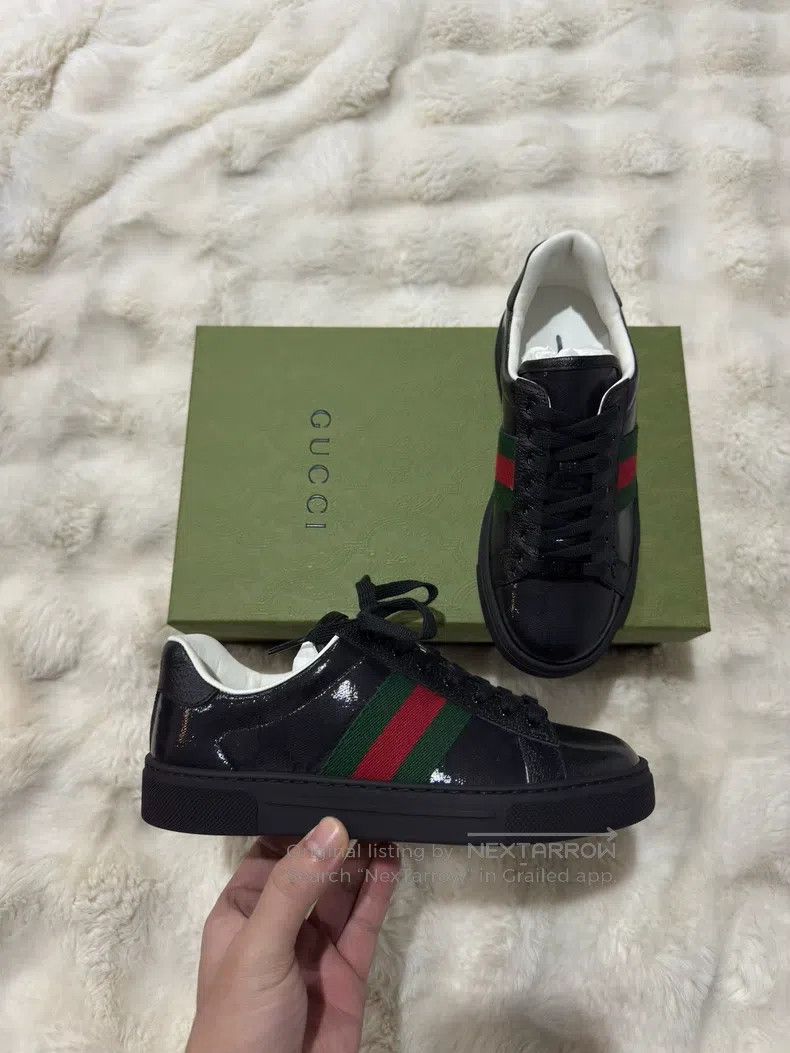 Gucci Guicci Dark Pattern Printed Casual Shoes Size US 12 / IT 42 - 2 Thumbnail