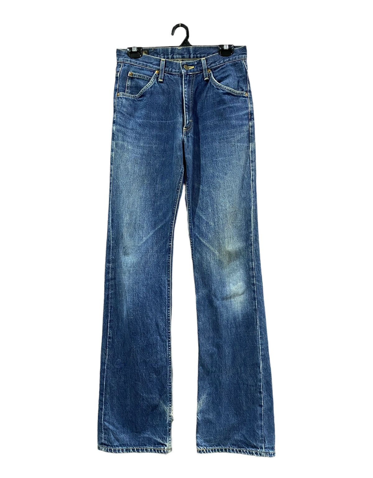 Lee Vintage Lee Boot Cut Flare Distressed Jeans W30” Size US 30 / EU 46 - 2 Thumbnail