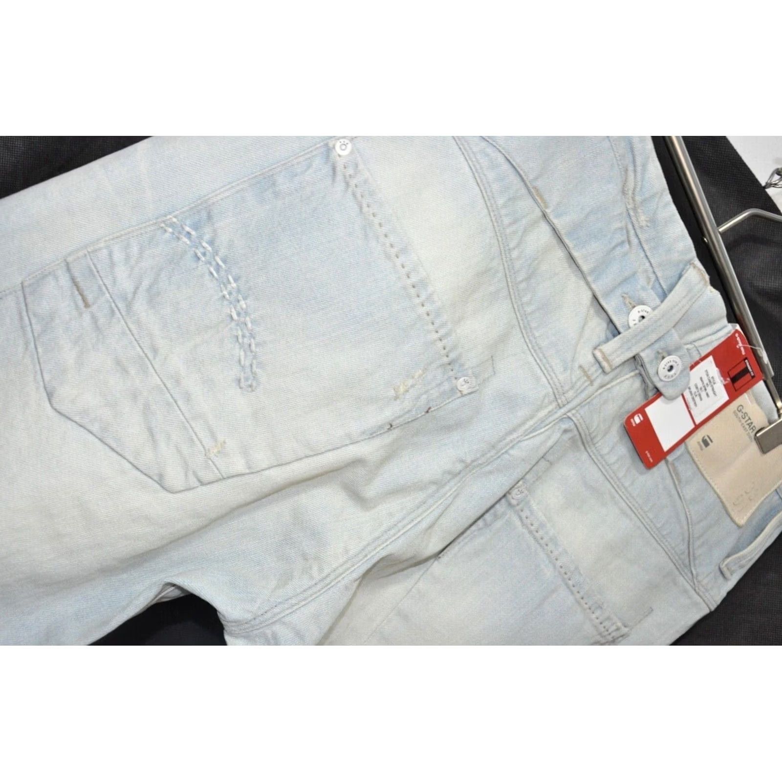 G-Star G-Star Raw Eton Chino Straight Costa Denim Jeans W33 L32 Men Classic 5-Pocket Blue Vintage No N/A Size US 33 - 4 Thumbnail
