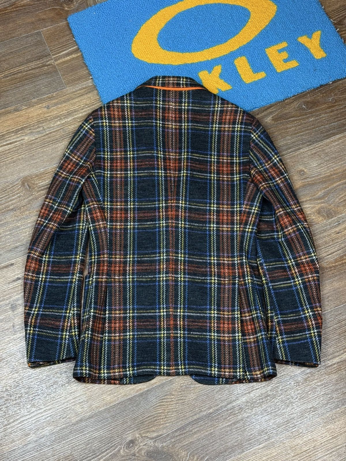 L.B.M. 1911 × Luigi Bianchi L.B.M 1911 Wool Checked Multicolour Two Piece Blazer Jacket Size 46R - 8 Thumbnail