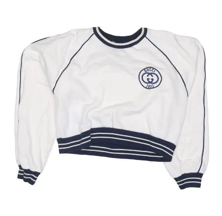 Gucci Gucci Color Blocked Cropped Sweater for Women-2507 Size XS / US 0-2 / IT 36-38 - 7 Thumbnail