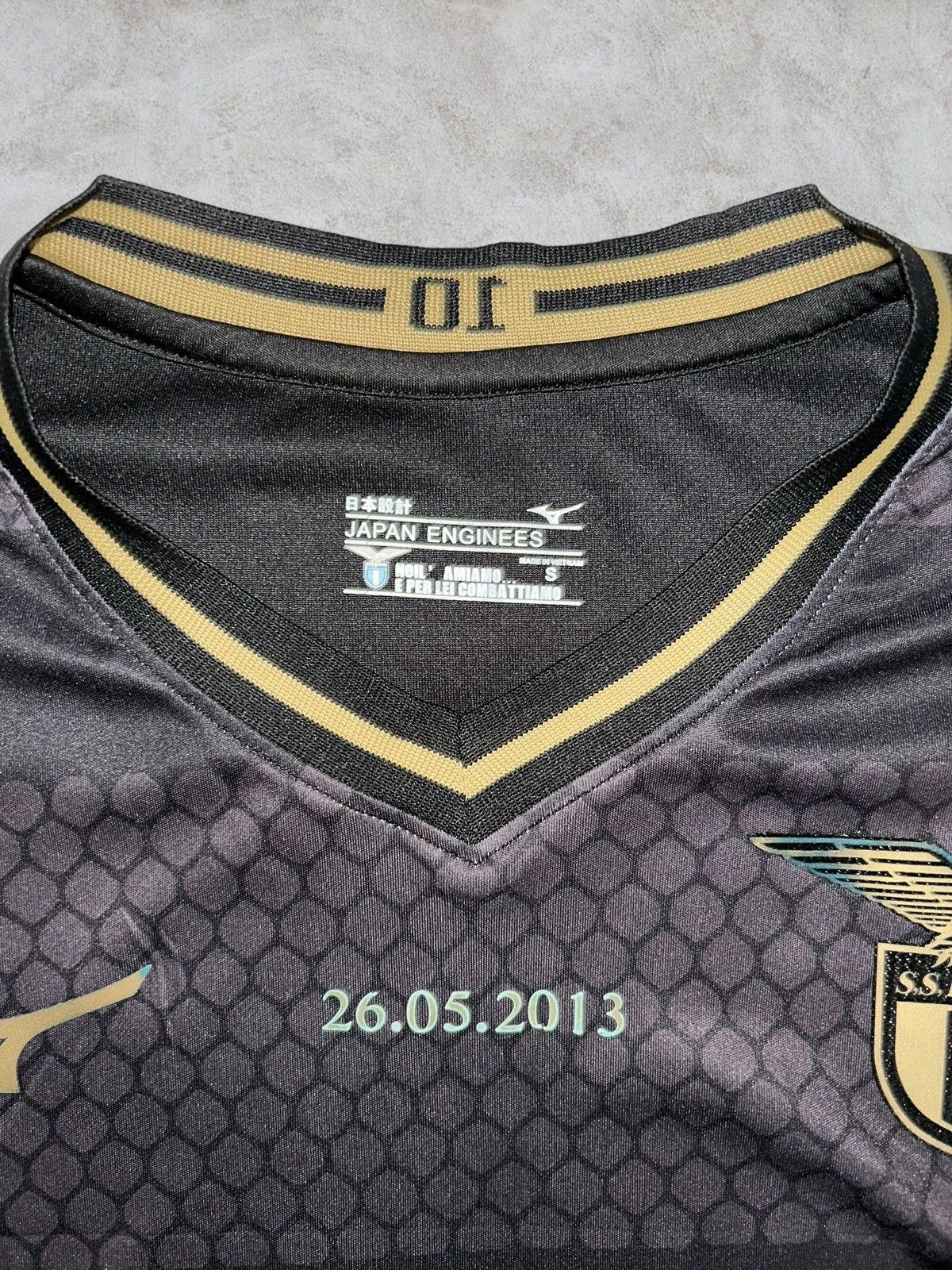 Mizuno Lazio 22/24 special edition black jersey Size US S / EU 44-46 / 1 - 3 Thumbnail