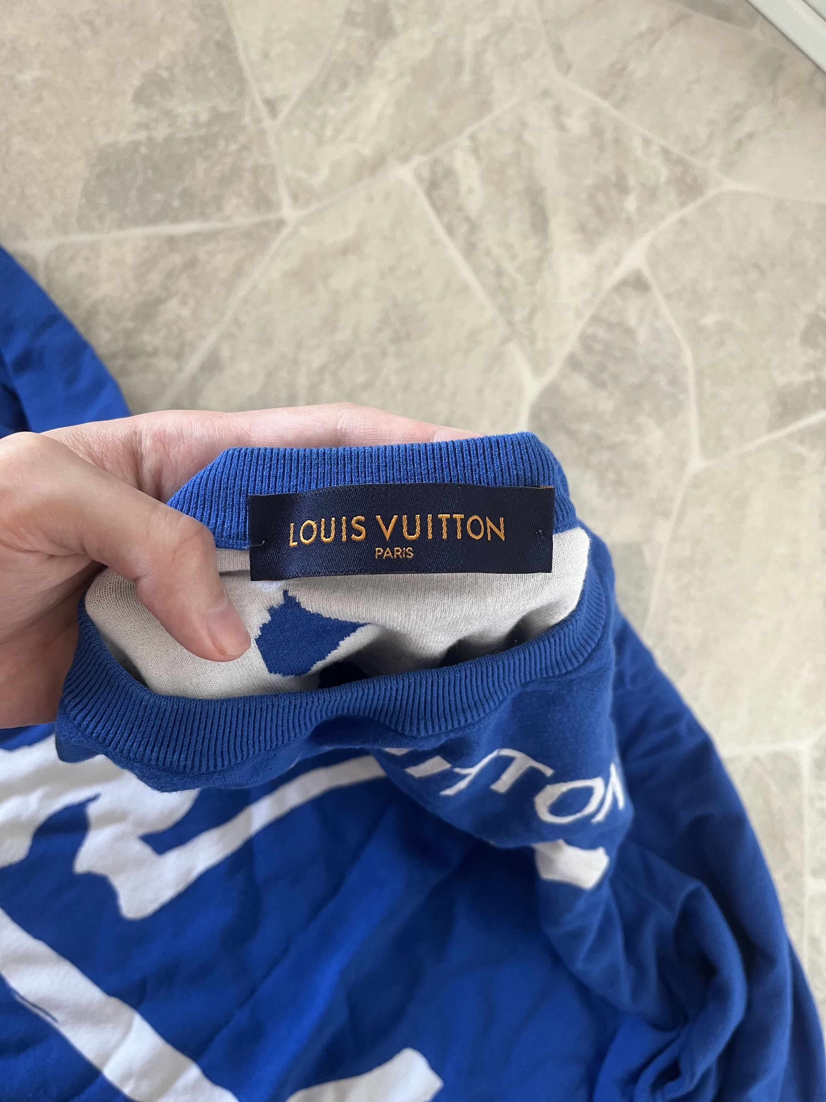 Louis Vuitton Louis Vuitton “Malletier Scribble Initiales” Intarsia Size US M / EU 48-50 / 2 - 4 Thumbnail