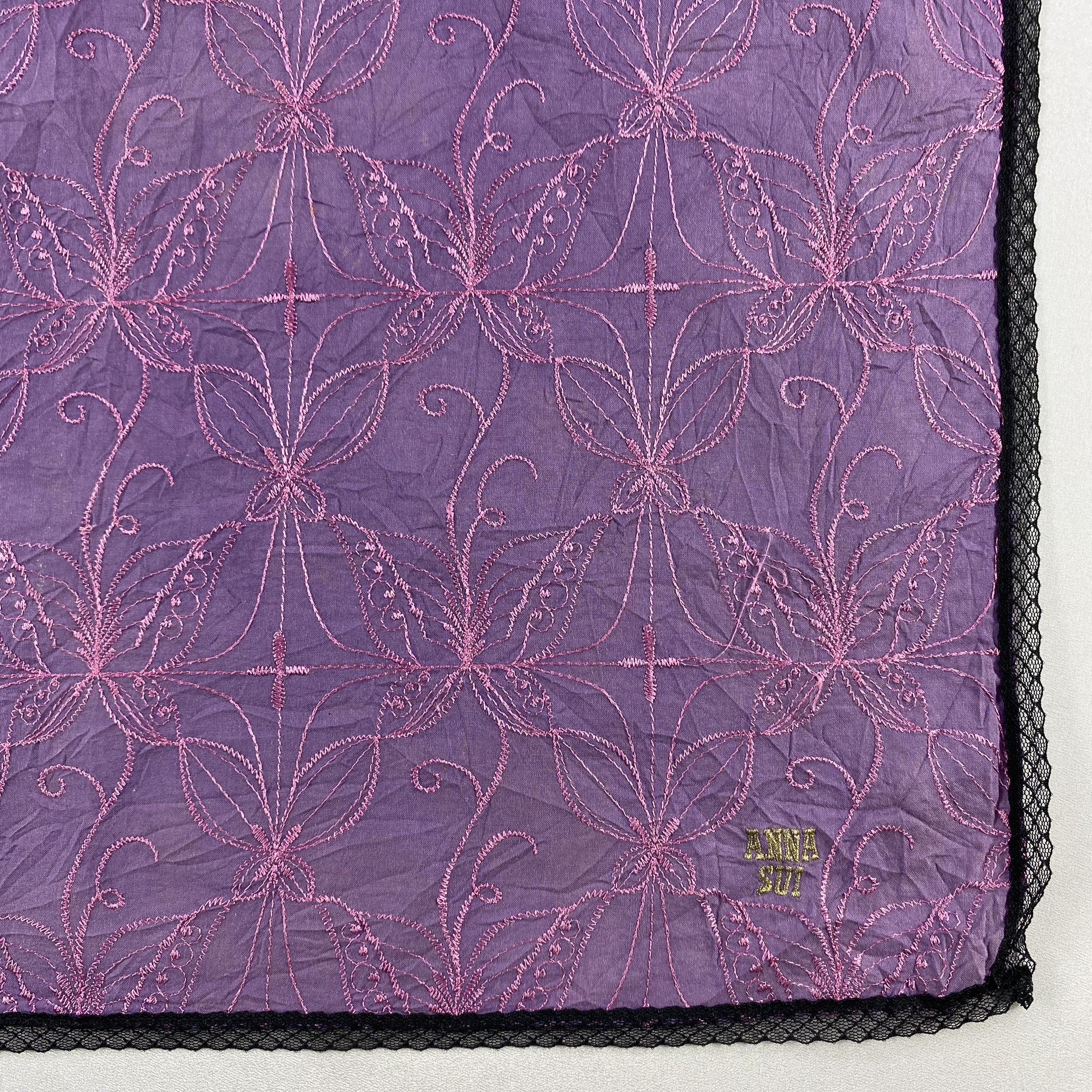 Vintage Anna Sui Bandana/ Handkerchief / Neckerchief Size ONE SIZE - 3 Thumbnail
