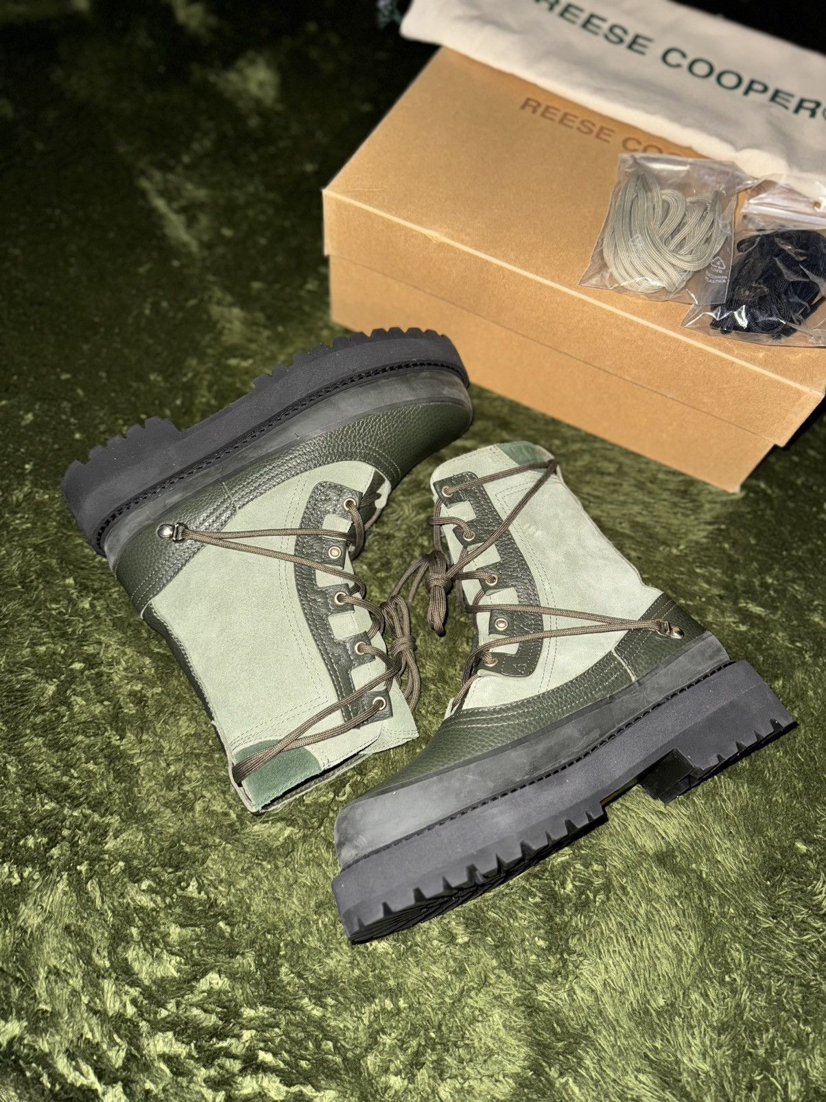 Reese Cooper [41] REESE COOPER vibram Runnier Duck Boots Olive Size US 8 / EU 41 - 4 Thumbnail
