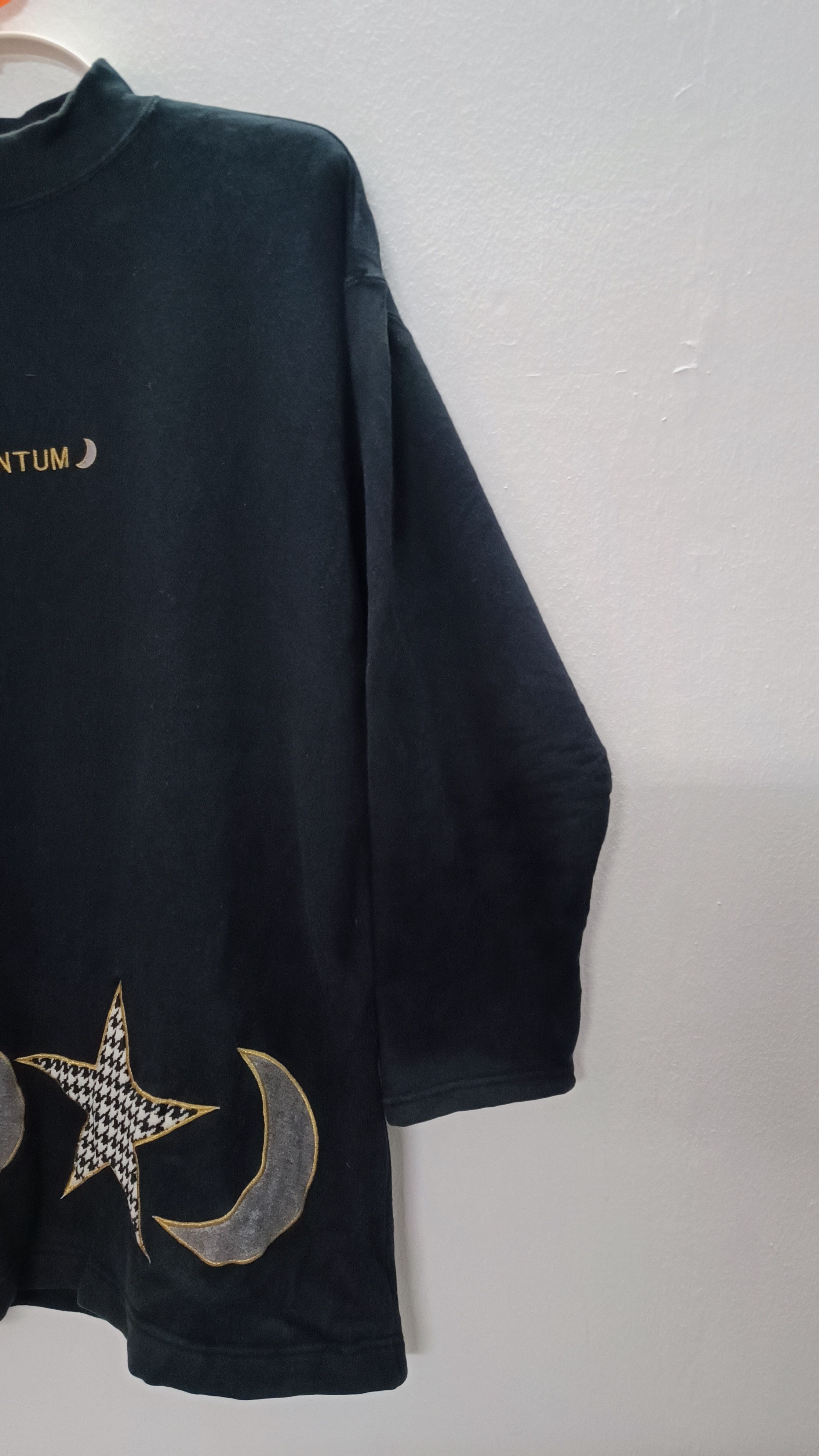 Japanese Brand × Vintage Quantum Black Sweatshirts Vintage Look Size L / US 10 / IT 46 - 6 Thumbnail