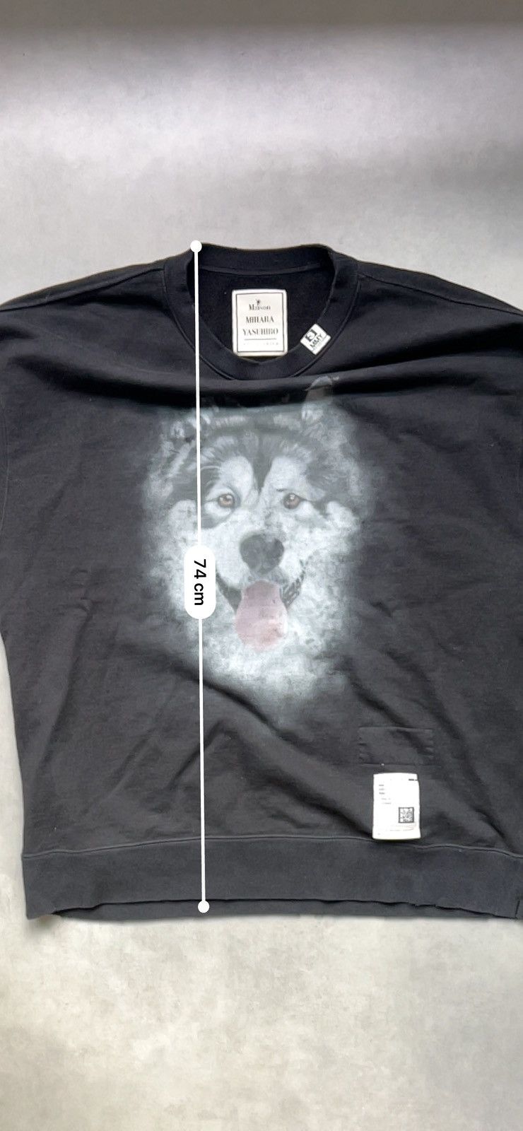 Maison MIHARA YASUHIRO Maison Mihara Yasuhiro Dog Sweatshirt Size US M / EU 48-50 / 2 - 3 Thumbnail