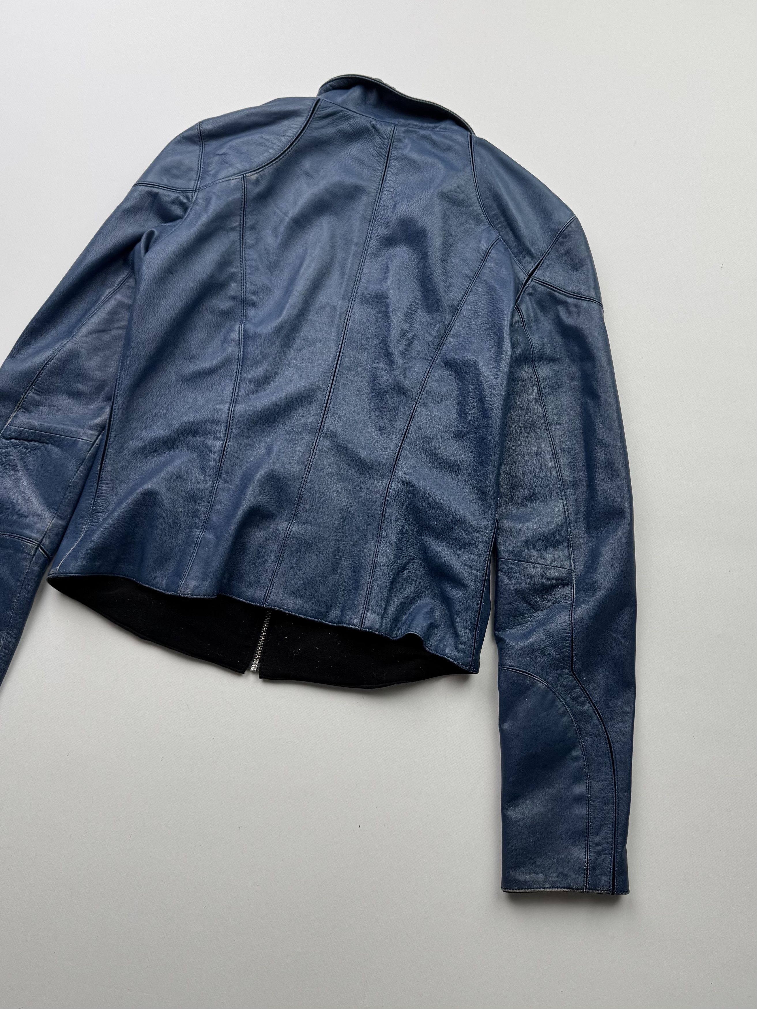 Japanese Brand Vintage Cropped Leather Jacket B776(V149)E2 Size S / US 4 / IT 40 - 11 Thumbnail
