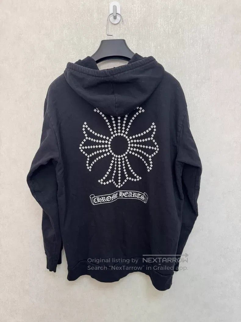 Chrome Hearts CHROME HEARTS Size 2XL Scroll-shaped crucifix zip-up hoodie Size US XXL / EU 58 / 5 - 3 Thumbnail