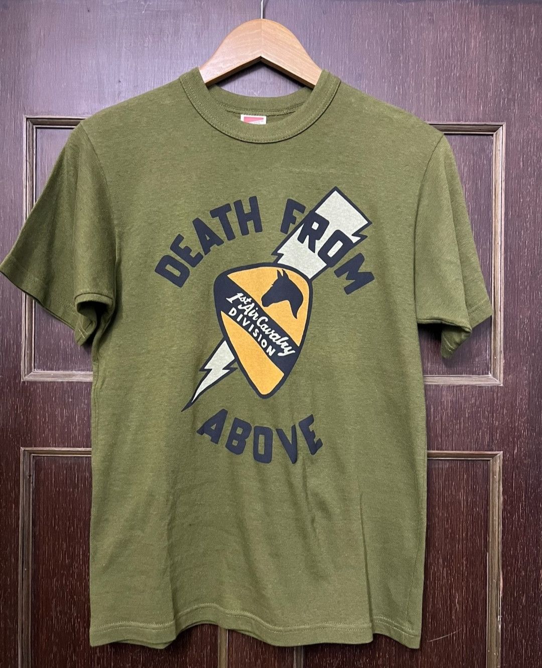 image of Freewheelers Death Foam Short Sleeve T-Shirt in Green, Men's (Size Small)