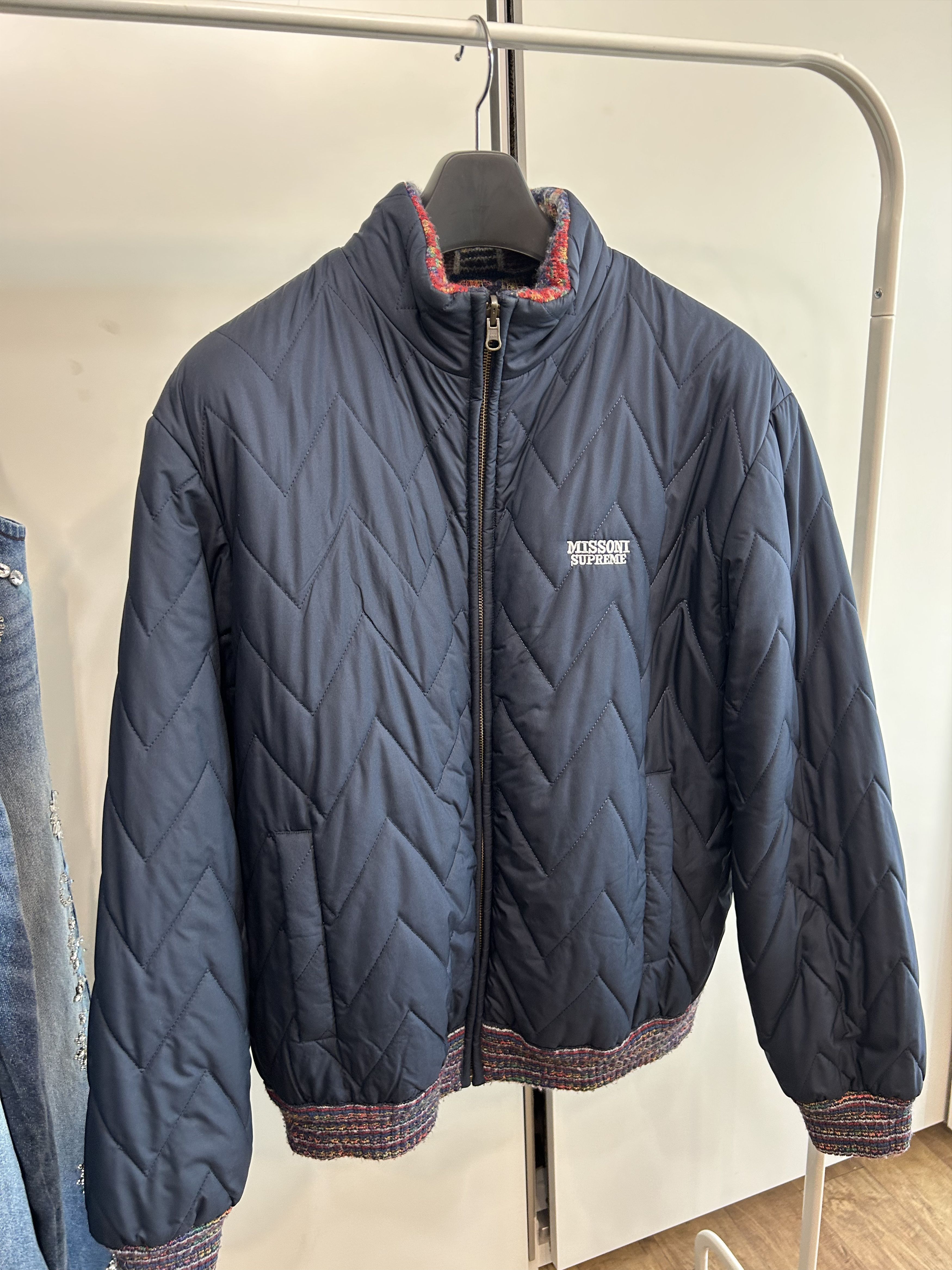 Supreme SUPREME x MISSONI Knit Quilted Jacket Size US L / EU 52-54 / 3 - 8 Thumbnail