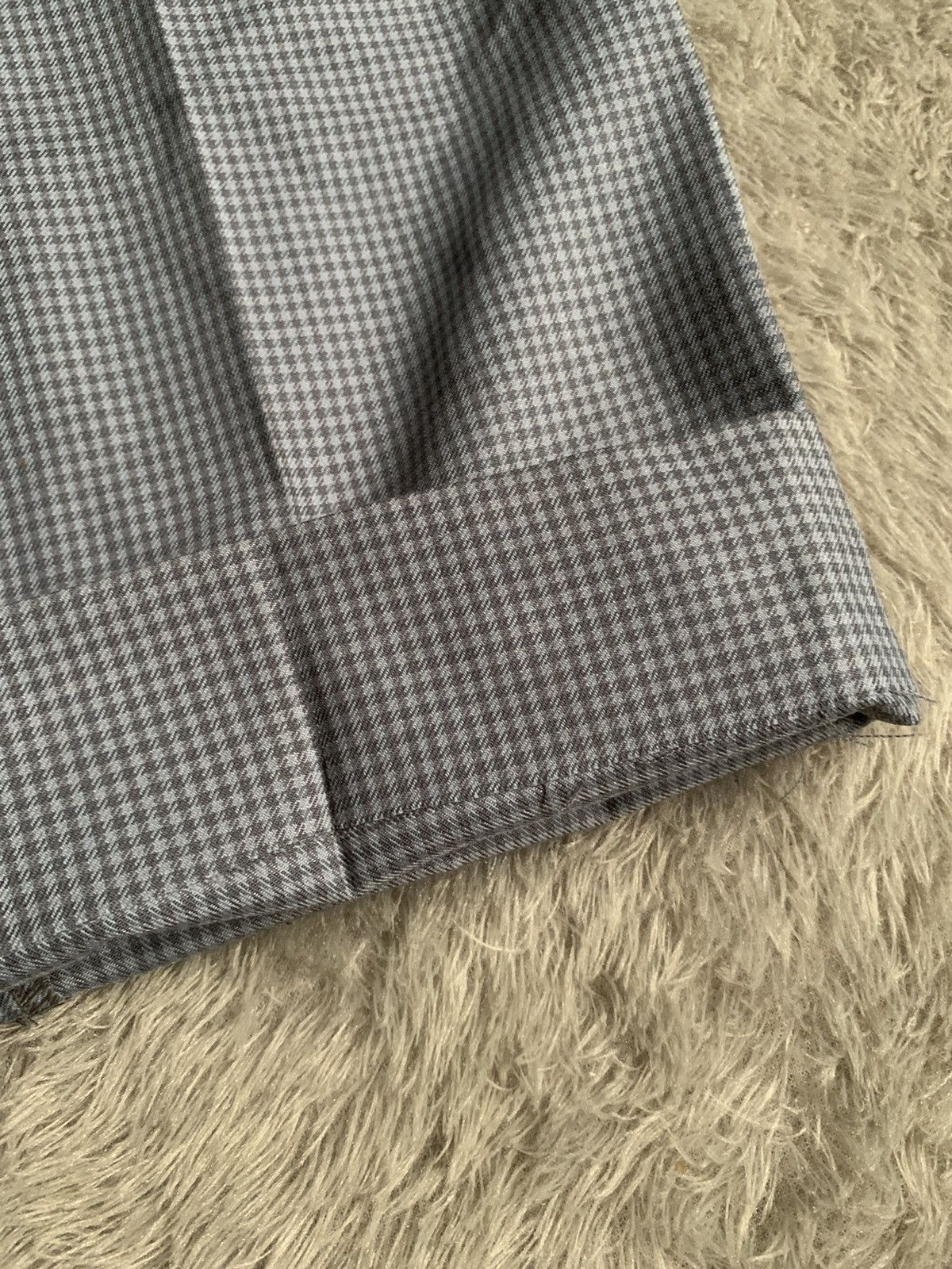 Christian Dior Monsieur × Vintage Vintage 70s Christian Dior Blue Tartan Tailored Trousers Size US 36 / EU 52 - 9 Thumbnail