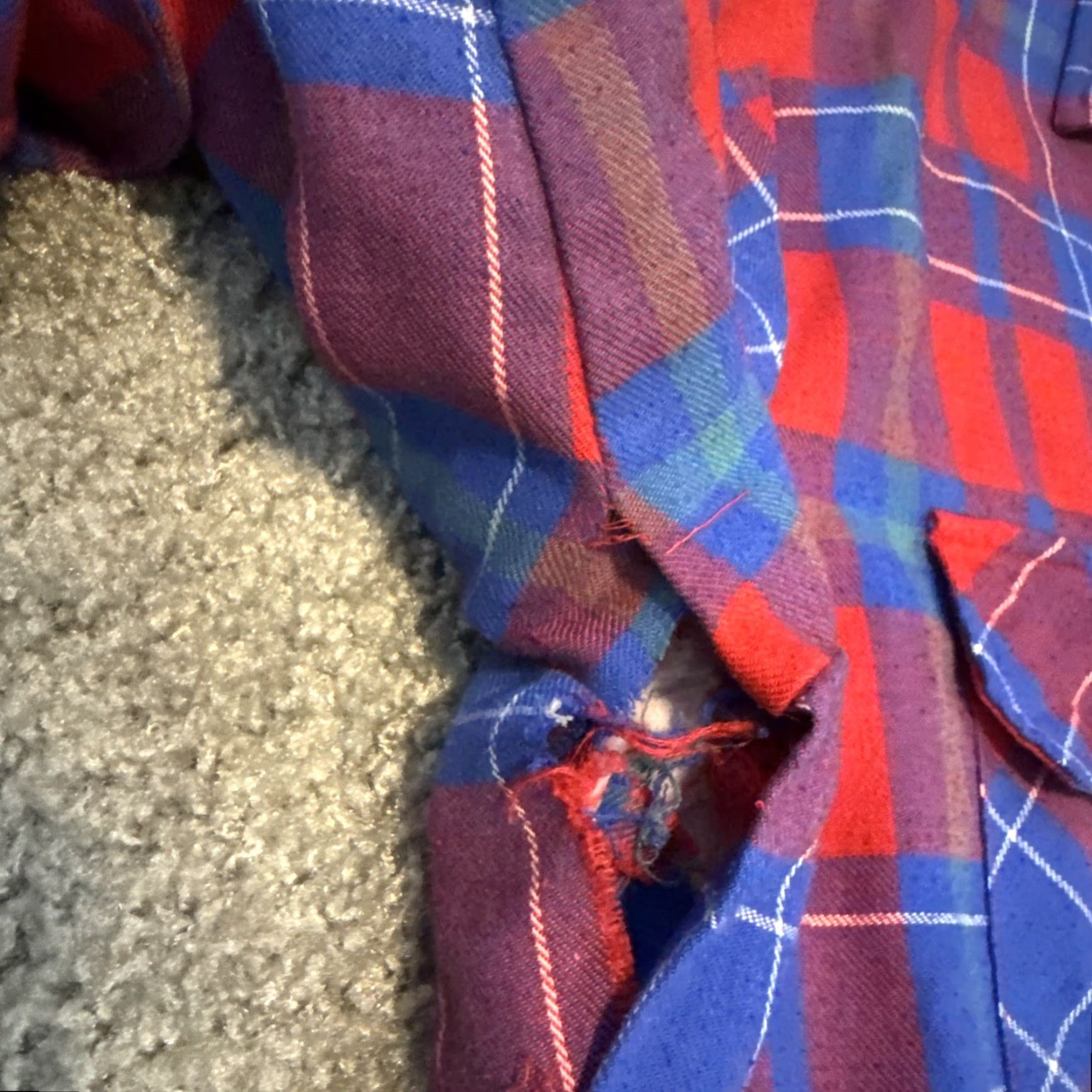 Dickies VINTAGE Dickies Workwear Shirt Plaid Button-Up Flannel Blue Red M Mens Long Sleeve Size US M / EU 48-50 / 2 - 8 Thumbnail
