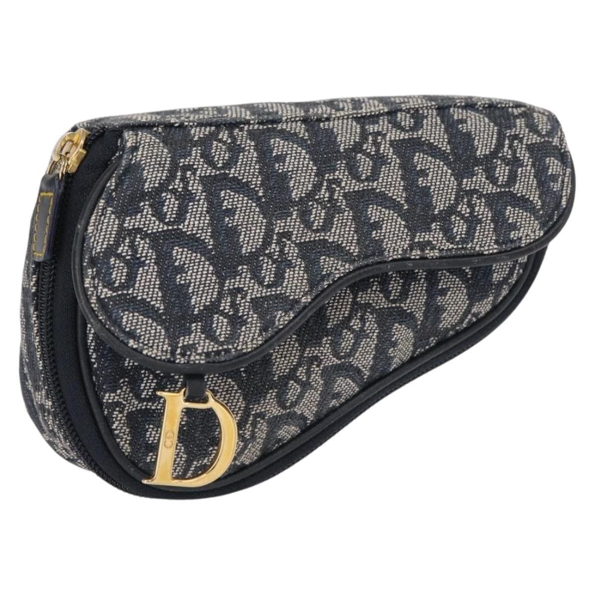 Dior Christian Dior Saddle Zip Pouch Diorissimo Canvas Size ONE SIZE - 1 Thumbnail