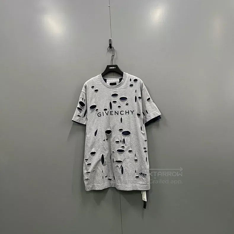 Givenchy Big Logo Fake Two-Piece Short Sleeve M