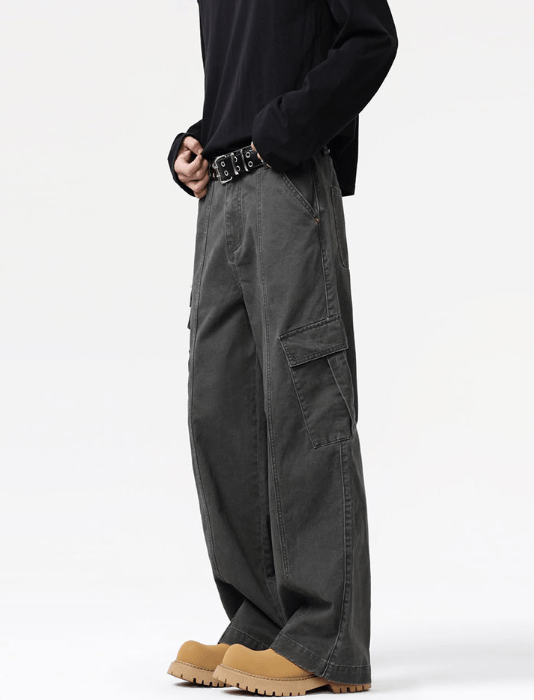 Japanese Brand × Jean American retro street casual multi-pocket cargo trousers Size US 32 / EU 48 - 3 Thumbnail