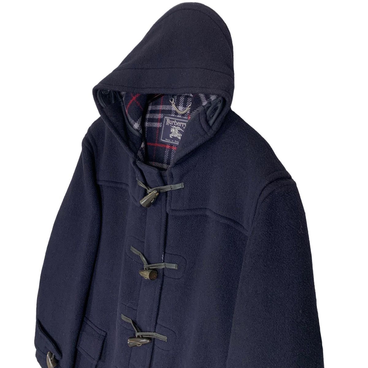 Burberry Vintage Burberrys Duffle Coat Nova Check Burberrys Size US M / EU 48-50 / 2 - 3 Thumbnail