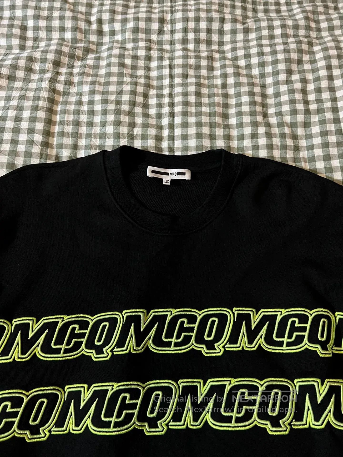McQ Alexander McQueen McQueen Slogan Embroidery Sweatshirt. Size US L / EU 52-54 / 3 - 2 Thumbnail