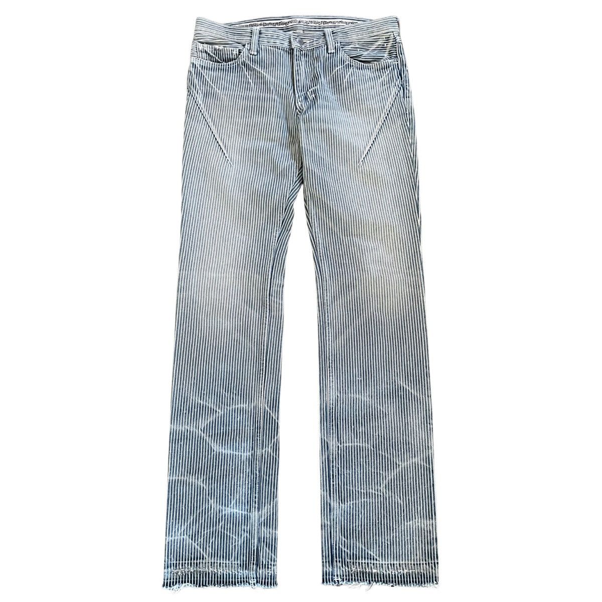 Number (N)ine NUMBER NINE SS08 “BIRDS” MUDWASH PAIN DENIM | Grailed