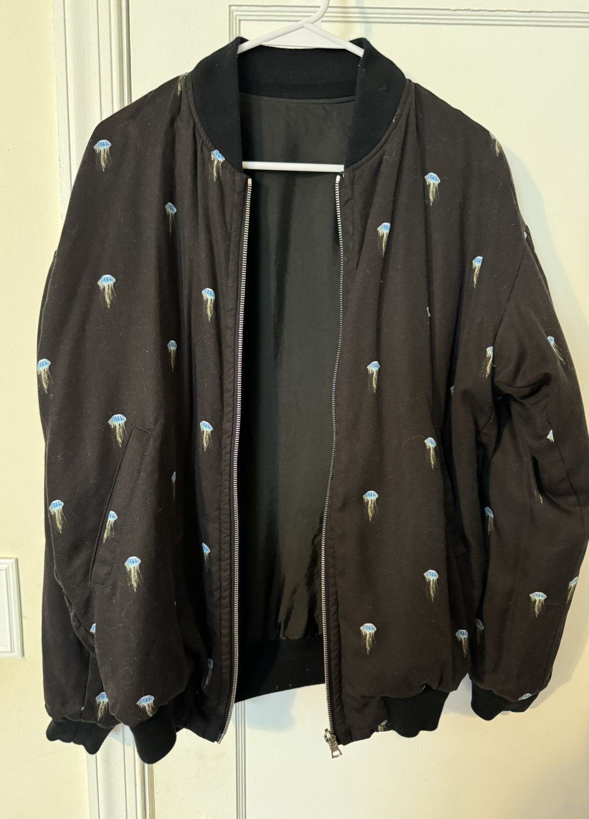 John Elliott John Elliott Reversible Jellyfish Silk Bomber Black Size 1 Size US S / EU 44-46 / 1 - 2 Thumbnail