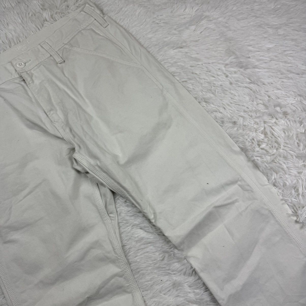 Carhartt Carhartt White Chalk Pants 31x32 Vintage Workwear Streetwear Size US 31 - 9 Thumbnail