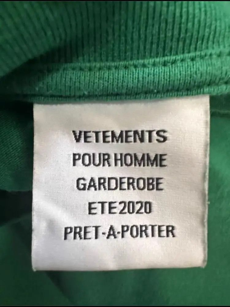 Vetements Vetements Vetements 20SS Logo Stamp Tee-2506 Size US XS / EU 42 / 0 - 3 Thumbnail