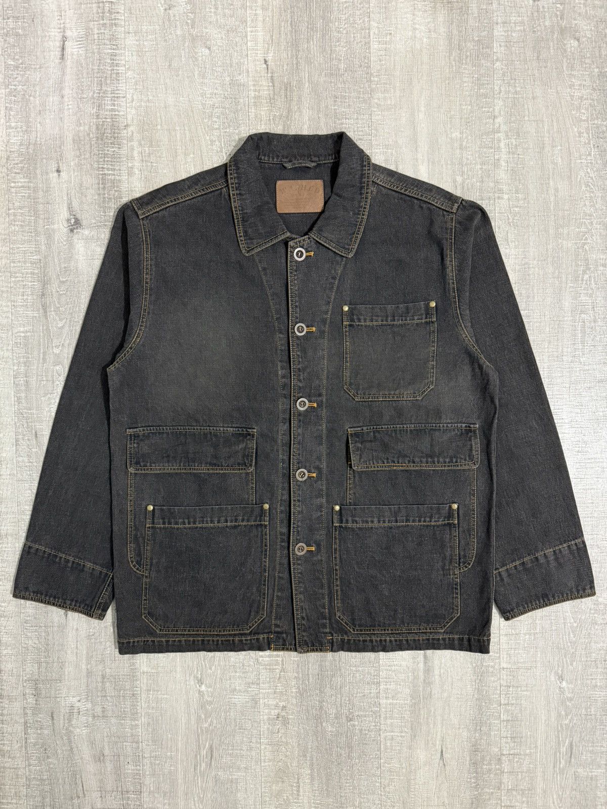 Issey Miyake Issey miyake chore denim washed jacket Size US L / EU 52-54 / 3 - 5 Thumbnail