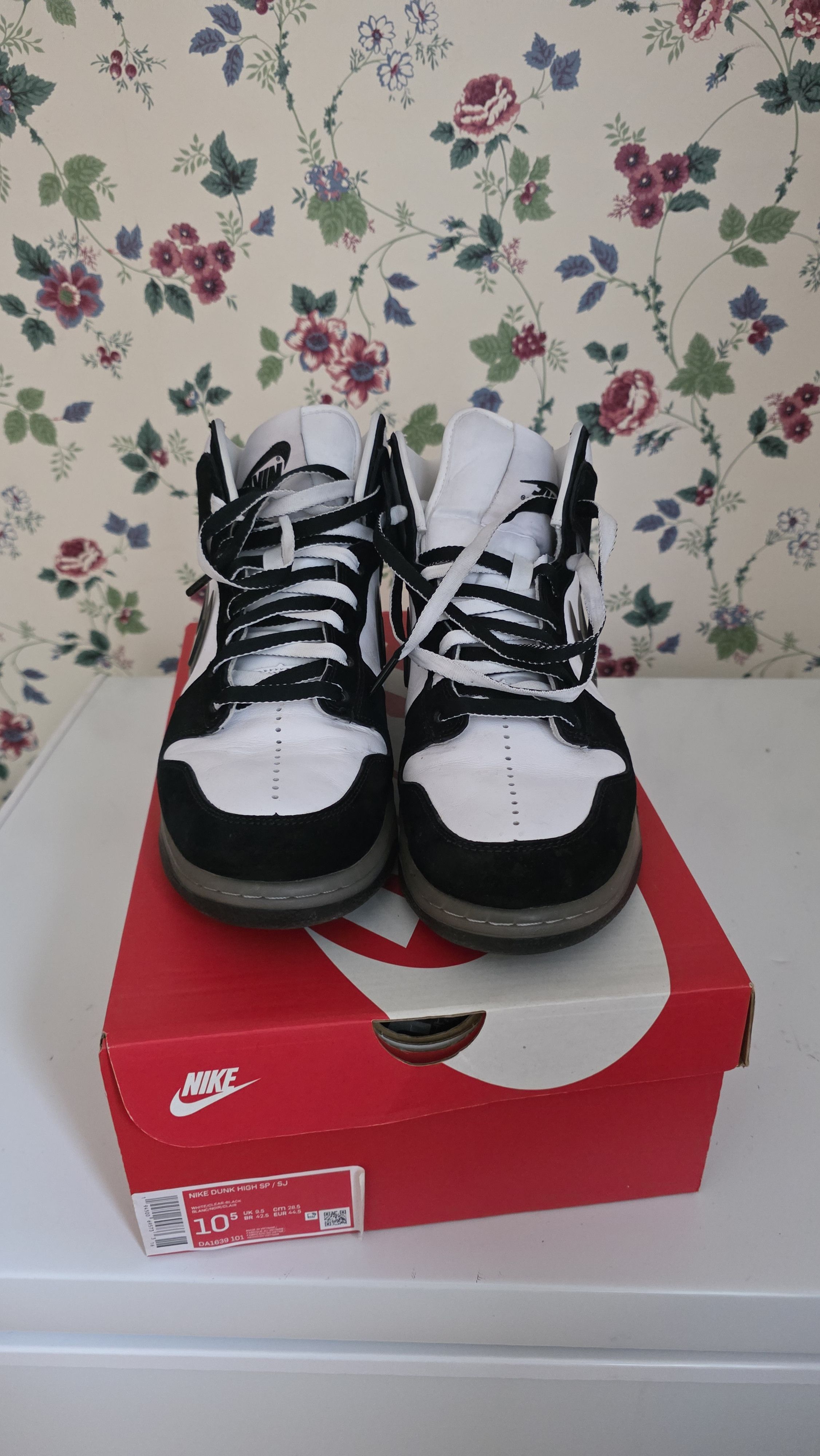 Nike Nike Dunk High Slam Jam White Black Size US 10.5 / EU 43-44 - 3 Thumbnail