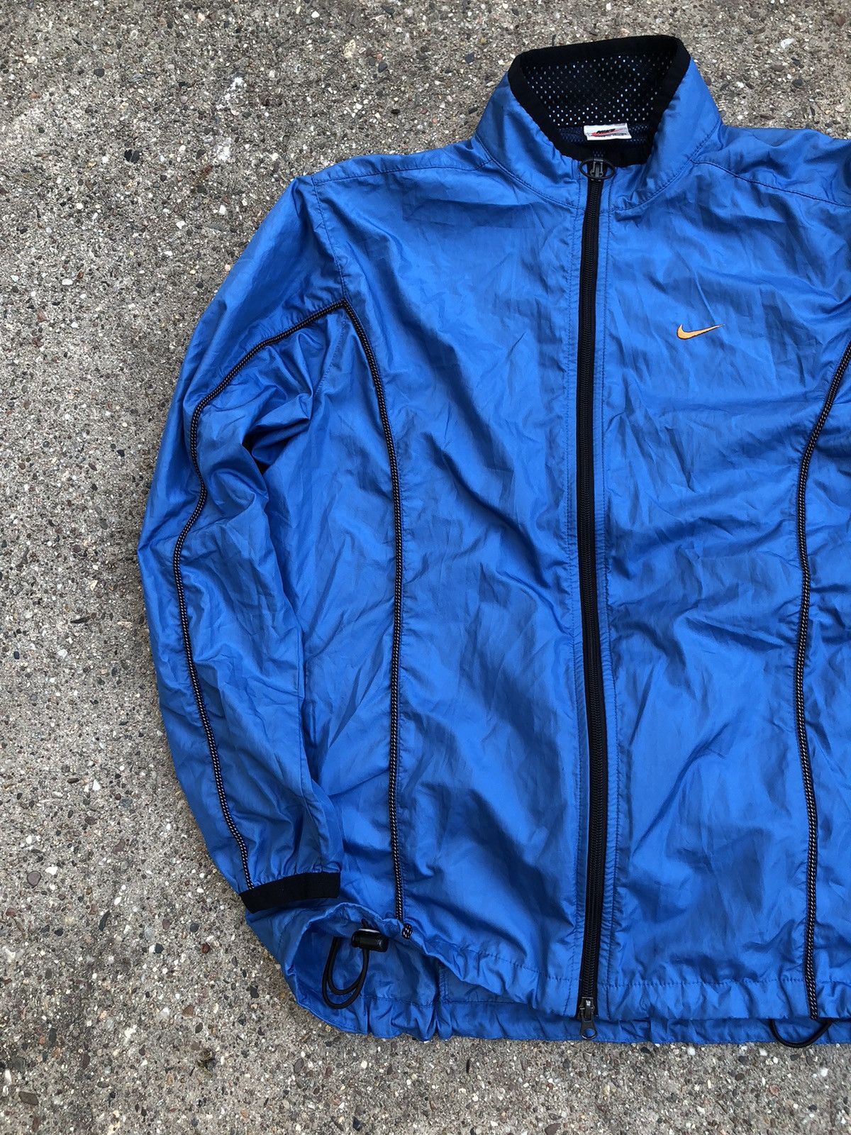 Nike × Vintage Nike Vintage Nylon Zip Jacket Size US L / EU 52-54 / 3 - 2 Thumbnail