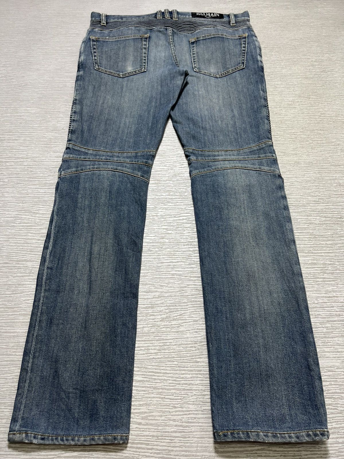 Balmain Balmain - Christophe Decarnin - Washed Biker Jeans Size US 32 / EU 48 - 13 Thumbnail